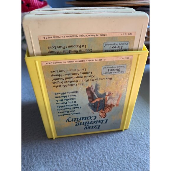 Easy Listening Country 8-Track 3 Tape Collection with Plastic Case - Picture 16 of 16